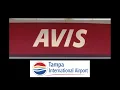 TPA Airport Tampa - Avis Rental Car Walk from Baggage Claim SkyConnect to RCC