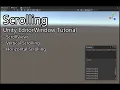 Scrolling - Unity EditorWindow Tutorial ScrollView TextArea