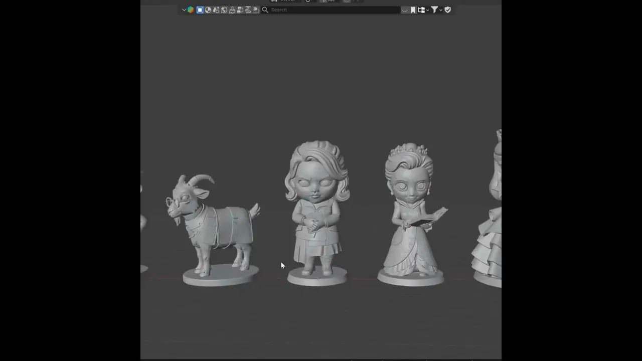 Wicked STL Files - Elphaba Glinda Fiyero - Musical Characters 3D Print Models