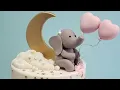 How to make 3D cloud fondant design cake