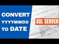 Convert YYYYMMDD to DATE in SQL Server