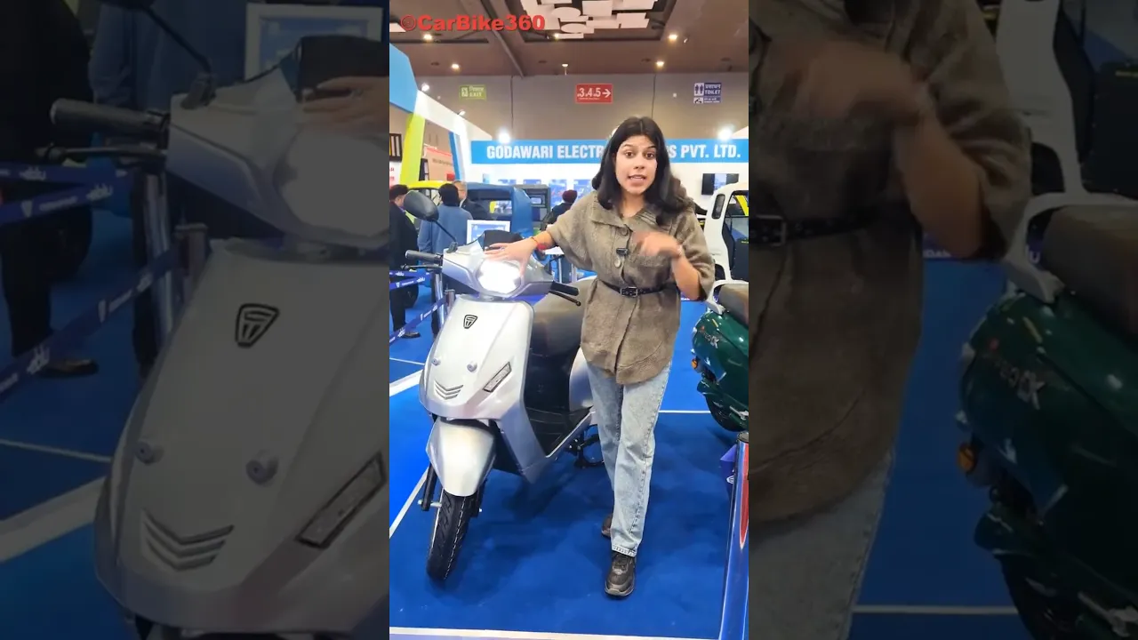 Eblu Feo Z & Feo DX  : #godawari #electricmotors Unveils at #bharatmobilityglobalexpo2025 !