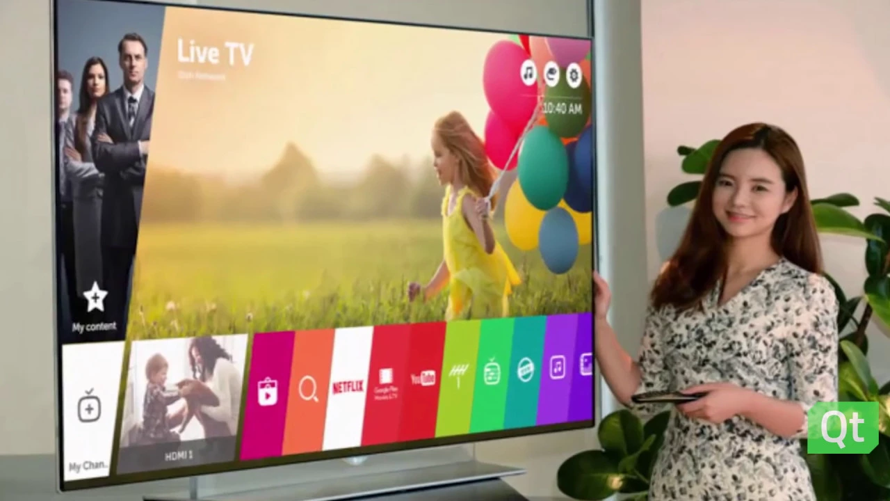 LG Consumer Electronics - Built with Qt
