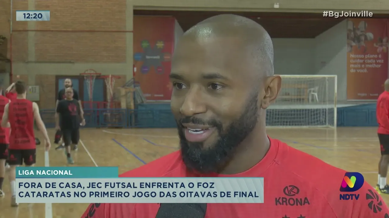 Liga Nacional! Fora de casa, JEC Futsal enfrenta o Foz Cataratas no primeiro jogo das oitavas