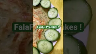 د أمنية شرين Falafel Pancakes أو عجة الفلافل صحية و مشبعة جدا 