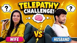 Telepathy challenge .. Husband vs Wife | Shocking 😳 | Couple Challenge Malayalam | Funny Challenge