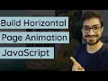 Horizontal Scroll Page Animations with JavaScript HTML CSS JavaScript Tutorials