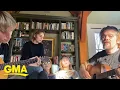 Ethan Hawke and family hold sing-along while in self-quarantine GMA Digital