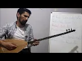 Sabahçı Kahvesi ( Ferdi Tayfur ) Uzun Sap Bağlama Solfej Dersi - Ahmet SARI