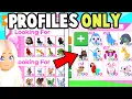 Getting Every Neon Legendary Using Profile Trading in Adopt Me