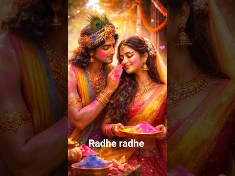Happy Holi Radhe Radhe #reels #love #holi #happyholi