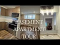 Basement Apartment Tour in Ontario Canada 3 Bedroom Canadian Basement House