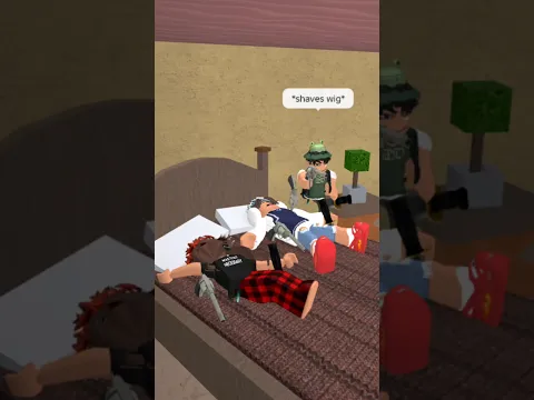 IM NOW BALD.. 😭💔 || #roblox #mm2 #robloxedit #murdermystery2