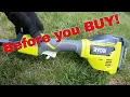 Ryobi 40V String Trimmer Brushless Battery Cordless Weed Wacker Review how it works