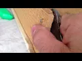 Repairing a broken kitchen drawer front
