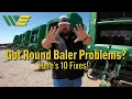 First 10 Things to Check When Your Round Baler Goes Down