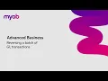 How to Reverse a Batch of General Ledger Transactions in MYOB Acumatica