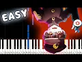 [FULL] Jibaku Shounen Hanako-kun OP - No.7 - EASY Piano Tutorial [animelovemen]
