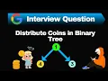 Distribute Coins in Binary Tree LeetCode 979 Python