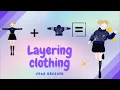 Layering clothing with Vroid models
