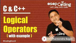 Logical Operators with example for Beginners CPP Tutorial OSOPCoding -