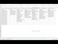 TTT Student spreadsheet Excel