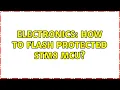 Electronics How to flash protected STM8 MCU