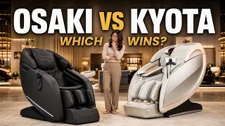 Osaki vs Kyota Massage Chair Review Platinum Sapphire 4D vs Genki M380