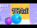 BALL RUN 2048 MIRROR INFINITY 1024xE On Start 256F On Final x-E-LLION Gameplay