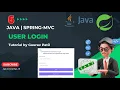 Spring C project user login Java tutorial