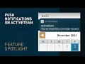 ActiveTeam Feature Highlight Push Notifications