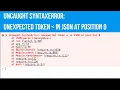 SyntaxError Unexpected token in JSON at position 0 Fix Unexpected token in JSON error