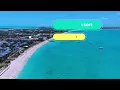Turks and Caicos Grace Bay Beach by Drone