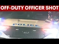 Police provide update after off-duty officer shot