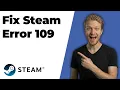 Fix Steam Error 109 2026 Easy Guide