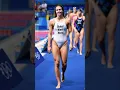 Download Lagu Swim Beauty in White 🏊‍♀️✨ Gliding Through the Stadium with Style