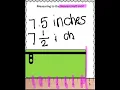 Measuring to the Nearest Half Inch