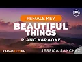 Beautiful Things - Jessica Sanchez (Female Key - Piano Karaoke)