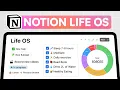 LIFE OS Notion Template - Upgrade Your Life Focus Productivity