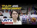 Download Lagu Ilang grupo, nag-kilos protesta upang ipanawagan sa Senado na ituloy ang impeachment trial vs VP
