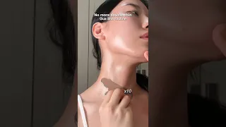 Gua Sha Tutorial For Double Chin Shorts 
