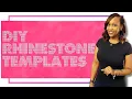 How to Make Rhinestone Templates for T-shirts Silhouette Step-by-Step Tutorial