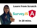 Complete SurveyJS with Angular Tutorial