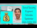 Social Security Payment Schedule for September 2023 - SSA SSDI SSI