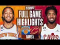 KNICKS at CAVALIERS FULL GAME 5 HIGHLIGHTS April 26 2023