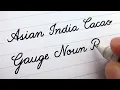 Cursive Writing - Words A to Z For Beginners