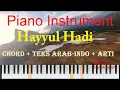 Download Lagu Hayyul Hadi Cover Piano + Lirik Teks Arab dan Arti