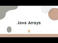 Java Arrays