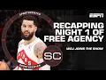 VanVleet s max contract highlights Night 1 of NBA Free Agency - Woj breaks it down SportsCenter
