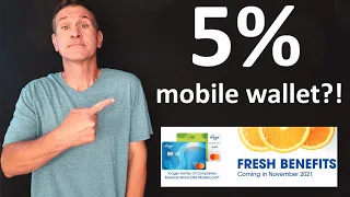 5 Cash Back on Mobile Wallet Purchases from the Kroger Credit Card It will soon be true